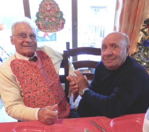 SicilianHousewife - to elderly sicilian men in a pinny