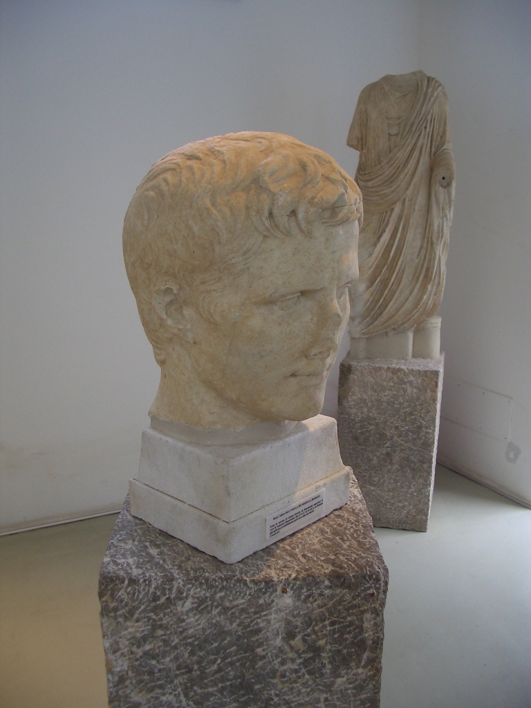 This is a portrait of the first Roman Emperor, Caesar Augustus. Spotting this in the museum at Tindari felt like bumping into a beloved old friend just where you least expect to see him.